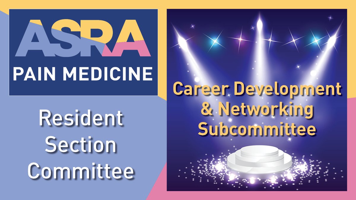 In recognition of #PainAwarenessMonth, each week we're showcasing the work of the Resident Section Committee - the voice of trainee members. Learn about the members of the Career Development & Networking Subcommittee: ow.ly/Kg7R50Kuz1Q @KeithNewtonMD @SiyunXieMD @KohanLynn