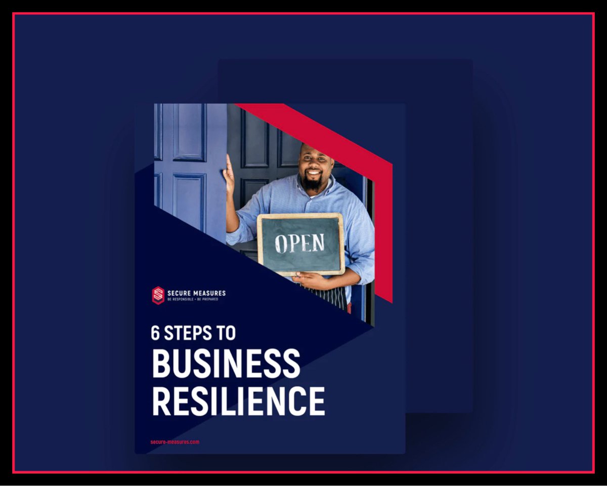 secure_measures's tweet photo. September is National Preparedness Month

That is why we created this free e-book to help get started on the path to business resilience! Make your business less vulnerable to known threats, risks and hazards.

Download your free copy now: 

https://t.co/nGU7yqgwfy

#beprepared https://t.co/FrPcPHO0jA