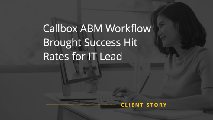 AlisonGWilliams's tweet photo. Through #ABM lead generation and appointment setting that is provided by Callbox makes success for #IT companies and generates 81 #sales qualified leads and 291 #marketing qualified leads in 6 months contract.
Find out more: https://t.co/rUHghGRXli
#ITleads #outsourcingleads https://t.co/3GkvewCXh6