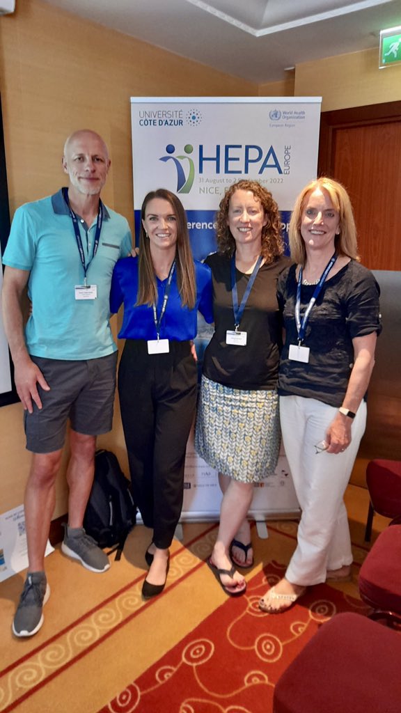 sara_mcquinn's tweet photo. Really enjoyed presenting on the @GAPDCU this morning in our very full symposium ‘engaging peers, parents and pupils to increase physical activity among adolescents’ this morning @hepaeurope with @PhysActivityEd @MarieHMurphy @WishStudy and @ElaineMurtagh ☺️#hepaeuro2022 https://t.co/KfNbugYyvX