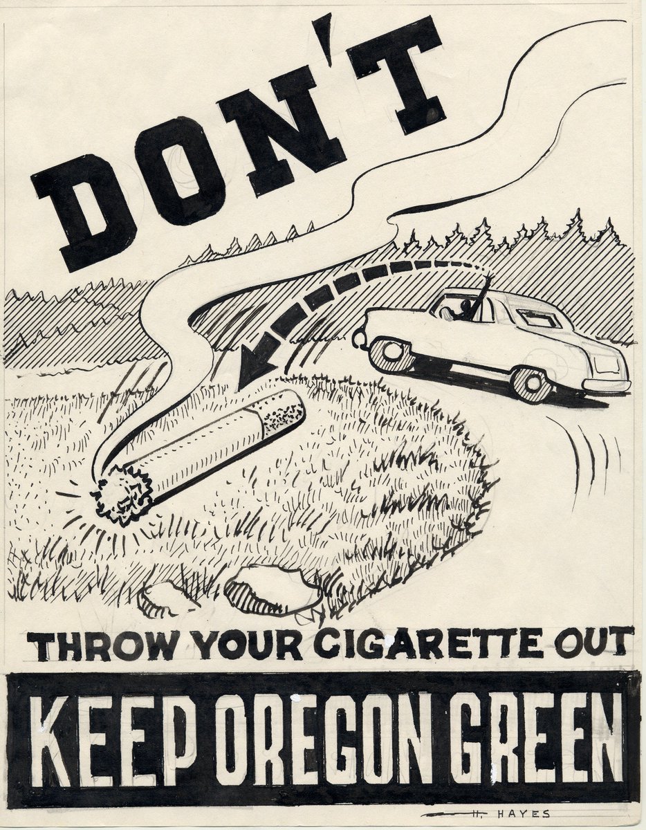ORDeptForestry's tweet image. Whether you're a joker, a smoker, or a midnight toker - only smoke in approved areas. And NEVER toss burning material from your vehicle.