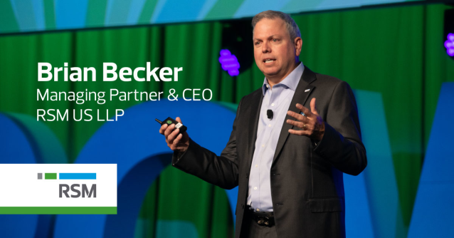 Join <a href="/RSMUSLLP/">RSM US LLP</a> in welcoming Brian Becker as its new managing partner &amp; CEO. The firm’s next chapter starts today! rsm.buzz/3AEMFVg