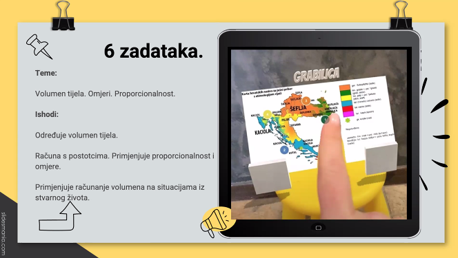 AnitaSimac74's tweet photo. #MathTeachMeet2022 međužupanijski stručni skup za učitelje i nastavnike matematike 🤩 Slijedi treći #TeachMeet blok. Pratite nas i dalje 📢🧮Od 15:00 ⏱ @ACzwykM Slušamo
@Ella_R_B i 'Veza riječi „grabilica“ i nastave matematike' @Europeanaeu #AugmentedReality https://t.co/6N1LlhouZy