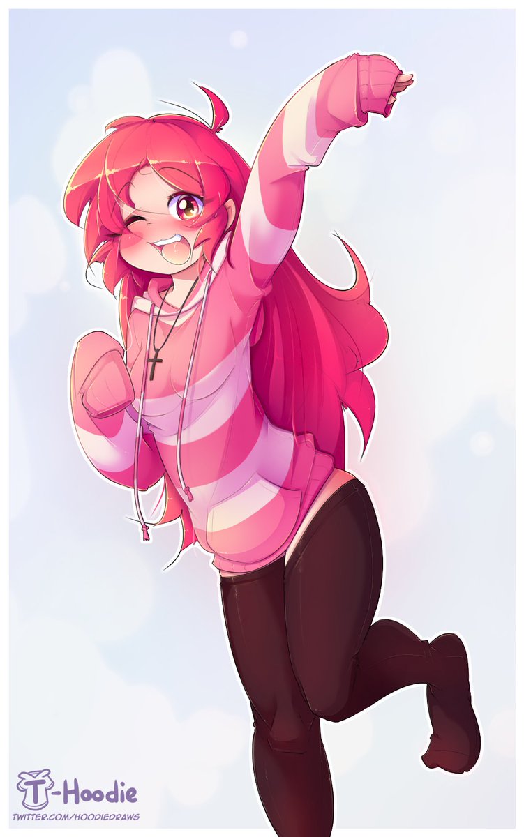 HoodieDraws's tweet photo. I also drew Lee from @SecretNarc  🙏. another adorable hoodie wearin' character ❤️. I hope you like it! (Sorry for probably misinterpreting the pants for socks 🥹 ) https://t.co/6Xhz5YYF4e