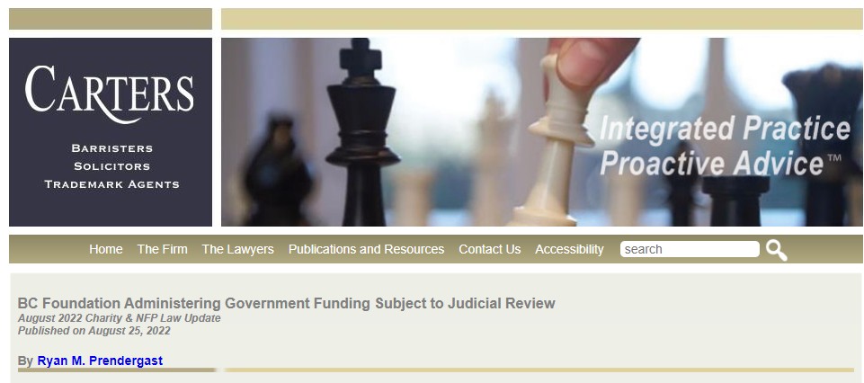 Charity Law Update tweet media