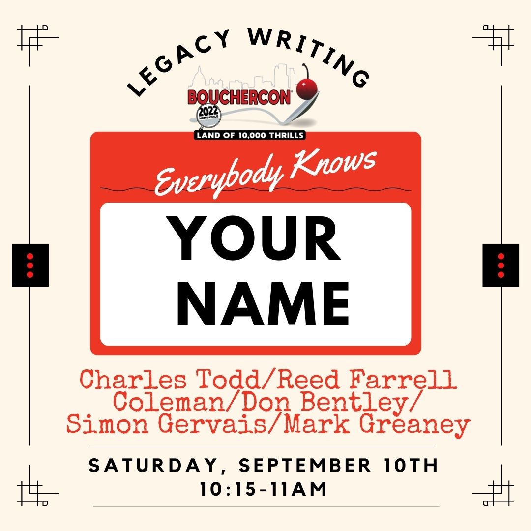 bentleydonb's tweet photo. Heading to @Bouchercon2022 next week?  Then stop by to see my panel with friends @MarkGreaneyBook @GervaisBooks and others on Saturday at 10:15.  More info here:  https://t.co/XUbneIq7Ad https://t.co/3SzJyJbMss
