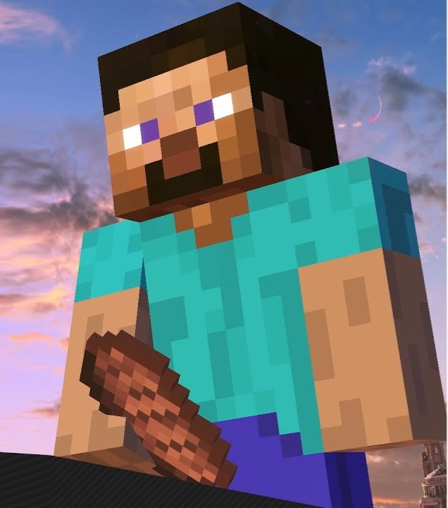 AbsoluteUnits_'s tweet photo. Absolute Unit of the day, Minecraft Steve. *Slaps steve's ass* this bad boy can fit so many porkchops in his inventory. https://t.co/jgXXAfU1qn