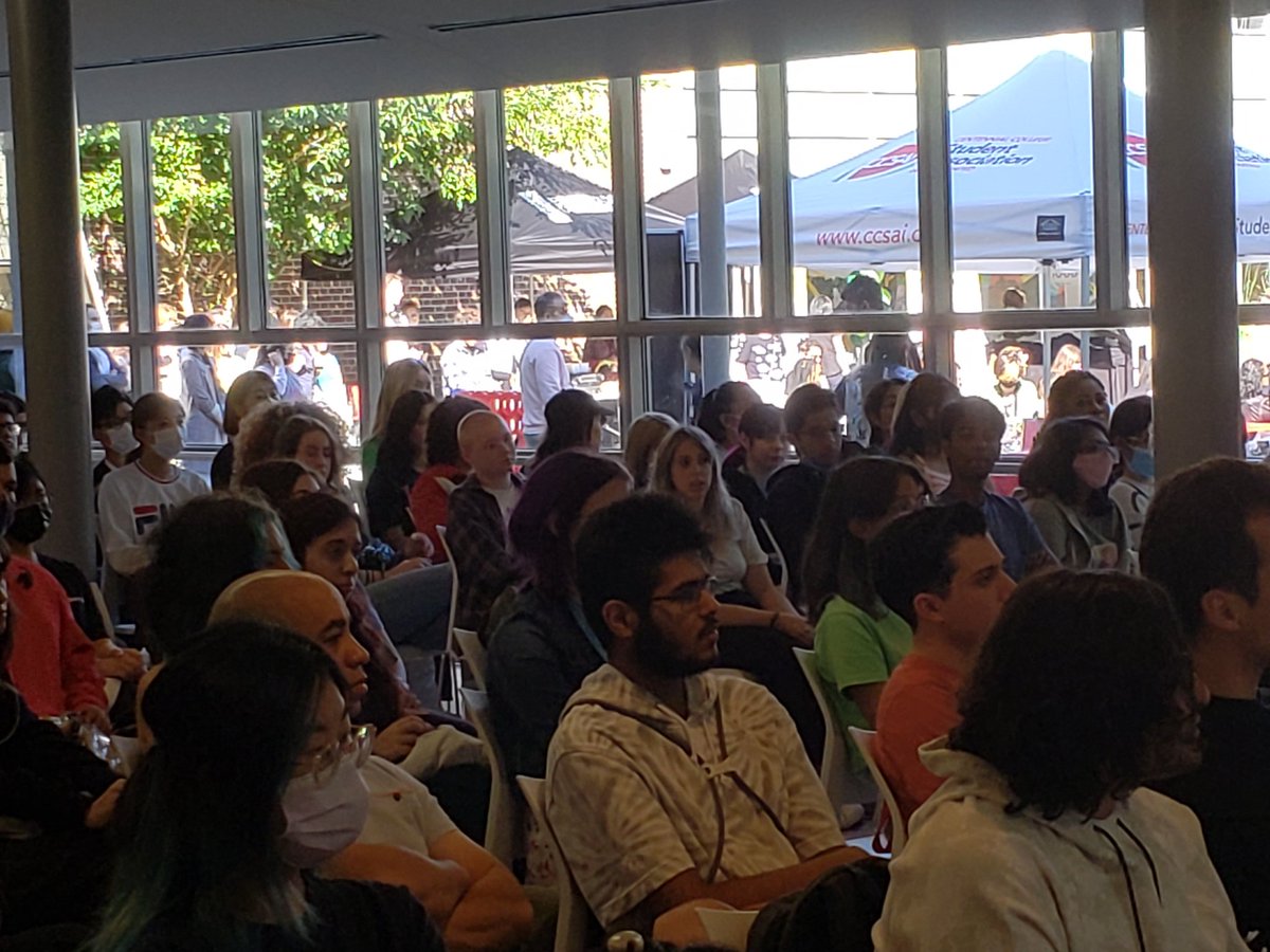 Our first in-person orientation in 3 years at <a href="/StoryArtsCentre/">Story Arts Centre</a> - packed house to welcome our new students