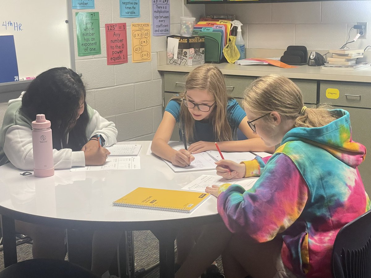 dmsjmiller's tweet photo. So much collaboration happening here! Proud of these algebra students! #dmsleads #dmswave https://t.co/X2M7iCN2iq