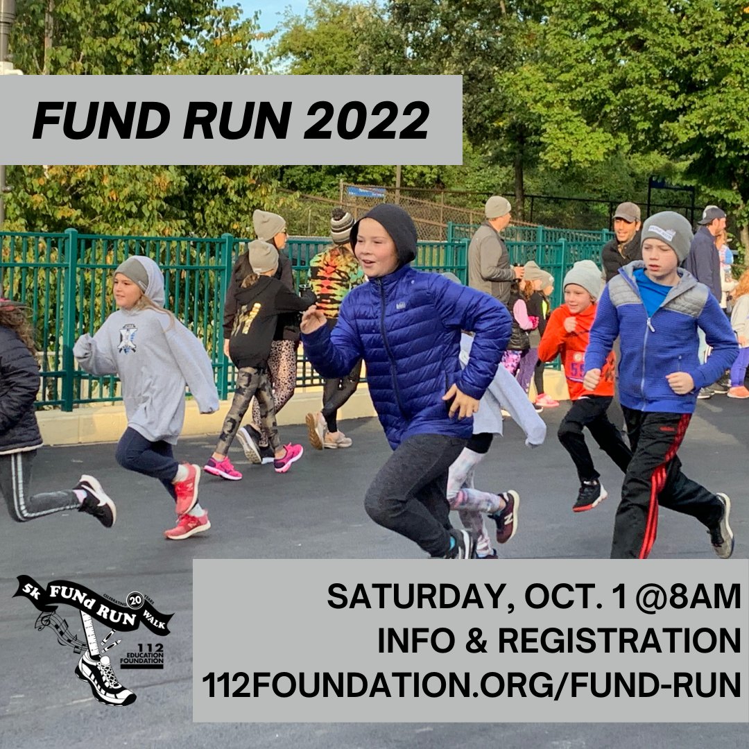 Registration for #FUNdRun2022 is open! Don't miss this opportunity to join your <a href="/NSSD112/">North Shore SD 112</a> friends at <a href="/RaviniaFestival/">Ravinia Festival ®</a> on Sat. 10/1. All proceeds support students in HP/HW through a need-based scholarship fund. More info/registration at 112foundation.org/fund-run
