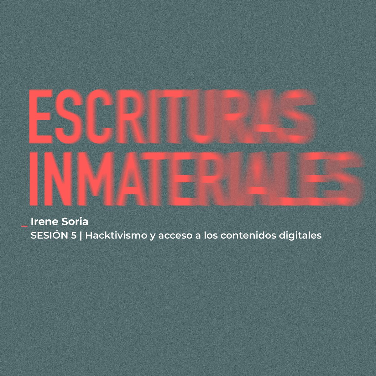 cmm_cenart's tweet photo. Si te interesa el Hacktivismo, te invitamos a participar en esta sesión de #EscriturasInmateriales.
✅ Manda tu nombre completo a difusioncmm@cultura.gob.mx
✅ Realiza la lectura que te compartiremos
✅ Únete a la sesión en línea este viernes
¡Te esperamos! https://t.co/IDxt7A4oFE