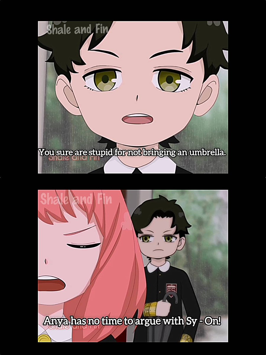 FinShale's tweet image. Damian and Anya Under the Umbrella - Animation Scene [SpyxFamily] youtu.be/BnI6tA4FkGs via @YouTube 
#SPYxFamily #SPY_FAMILY  #damianya