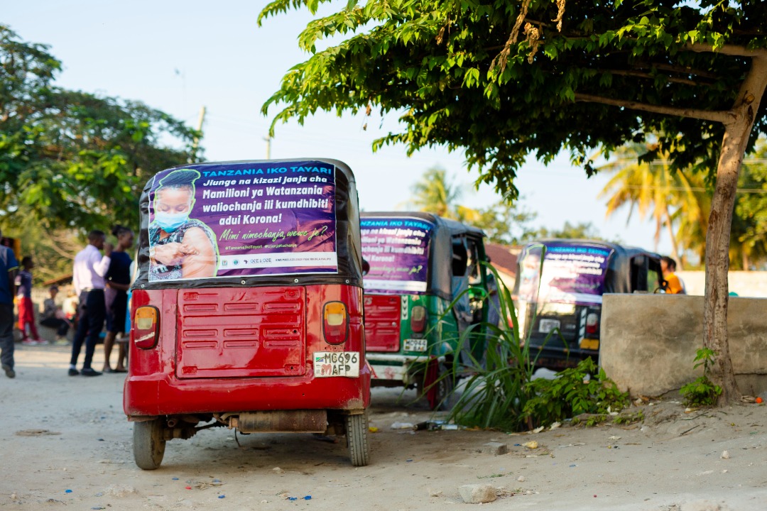 The streets of Tanzania are ready. These are our local ambassadors showing that #TanzaniaIkoTayari. We all need to step up to beat COVID-19. We ask you to join us in protecting yourself, your family and friends, and our community by getting vaccinated. #Ujanjakuchanja