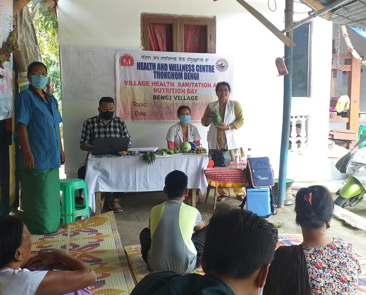 anm_fhw's tweet photo. Launching of RASHTRIYA POSHAAN MAAH-2022
Theme : VHSND
Venue : HWC  THOKCHOM BENGI 
Date : 1st September 2022 https://t.co/j3Jyit4n0B