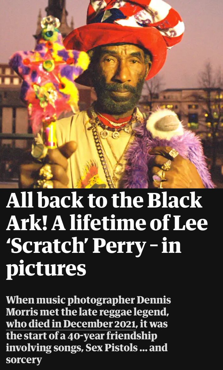 _DennisMorris's tweet photo. Check out the feature in Today’s @guardian on @ScratchLee and my #SuperPerry show! Open everyday 11 am - 7 pm till the 8th of September @30 Old Burlington st, London, W1. #LeeScratchPerry photos by #DennisMorris https://t.co/mv2MZNurj6