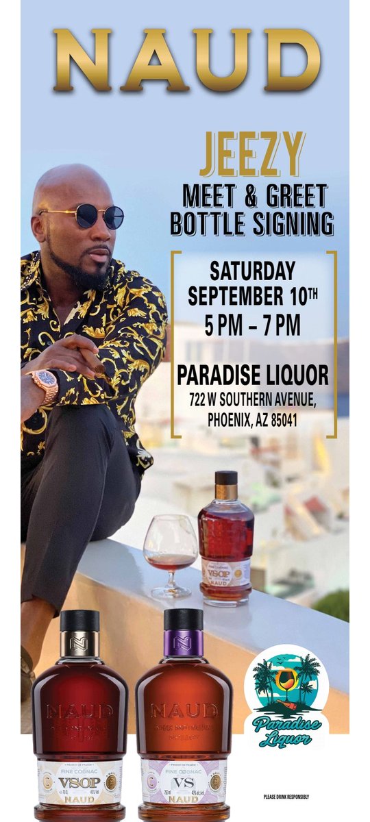 s2pmanager's tweet photo. Bottle Signings in #Phoenix are 🔥 I'm Hosting #NAUD at @ParadiseLiquors @s2pmanager @Jeezy #Atl #Hiphop @SWAllianceMusic #Live https://t.co/qUIpIwDamI