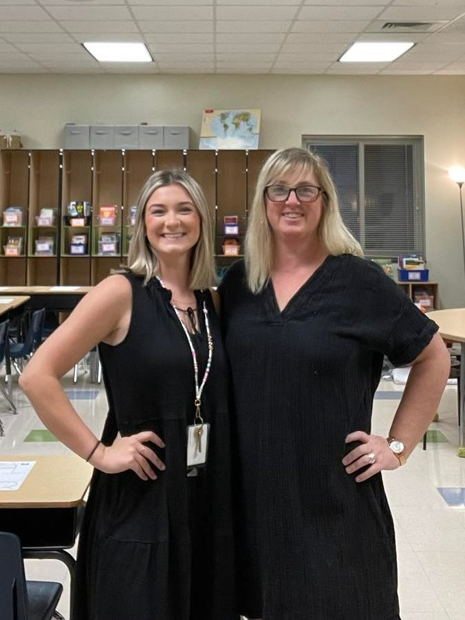 Lacey Hartley Hart '99 and her daughter Madison '22 are now colleagues at Rock Rest Elementary School!! We hope both of these Wingate grads have an amazing school year!
.
#WingateUniv #LabOfDifferenceMaking