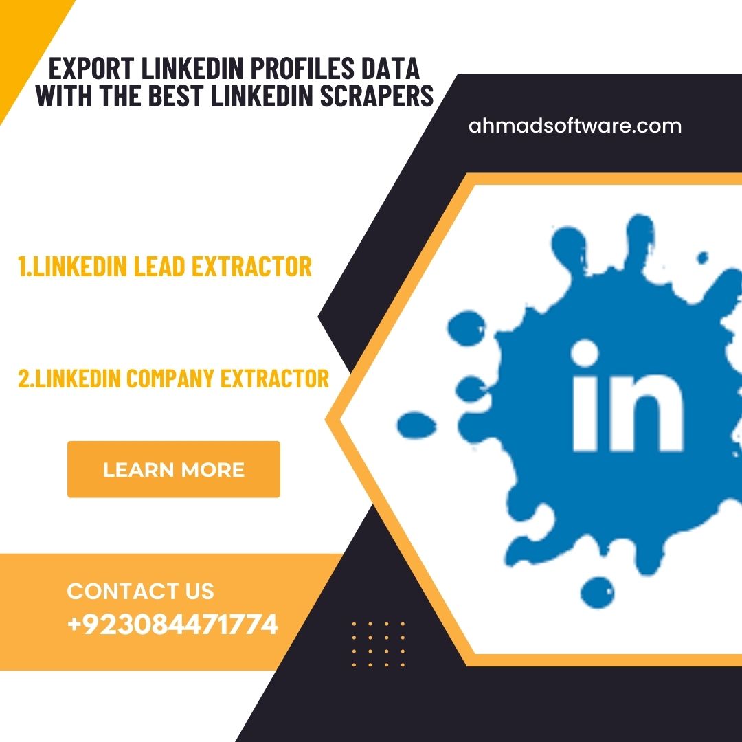 HarryMa55014659's tweet image. Export LinkedIn Profiles Data With The Best LinkedIn Scrapers ahmadsoftware.com/blogs/2095/exp…
#howtoextractdatafromlinkedintoexcel #scrapinglinkedinprofiles #linkedindataexporttool #linkedinprofilescraper #exportlinkedinprofile #howtoexportcontactsfromlinkedin #bestlinkedinscraper