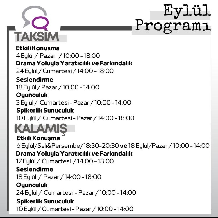 Dialog_iletisim's tweet photo. Okula dönüş 😊

Taksim ve Kalamış şubelerimizde yeni sınıflarımızda derslerimiz başlıyor! Bilgi ve kayıt işlemleri için: Taksim: 02122494600 / Kalamış: 02164051115 https://t.co/Th2BRPA4Ys