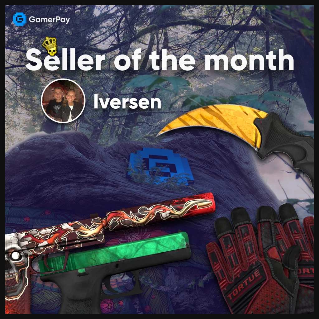 We're happy to announce our August 𝐒𝐞𝐥𝐥𝐞𝐫 𝐨𝐟 𝐭𝐡𝐞 𝐌𝐨𝐧𝐭𝐡! Give a round of applause to <a href="/MarkusIversen3/">Iversen =DD</a>  👏👏👏 

👑 Iversen has played a vital role in shaping GamerPay into what it is today

Check out his shop: gamerpay.gg/shop/5244?shop…