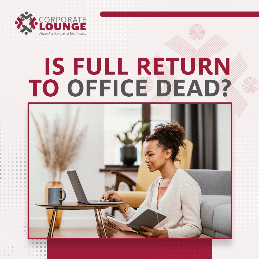 CorporateLounge's tweet photo. Is Full Return to Office "Dead"?  
Jobs specified as "remote" are receiving 300 percent more applications than on-site ones. https://t.co/85yxYxeWbF