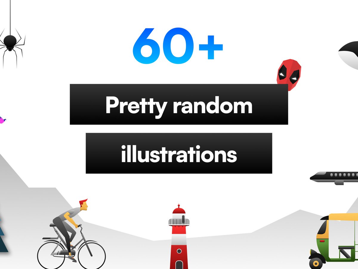 FigmaResources's tweet photo. 60+ Pretty Random Illustrations
Free Download From: https://t.co/bccZ2cozmp

#Illustrations  #illustrationdesign  #uikit #figmaresources https://t.co/qTeAh5kUwm