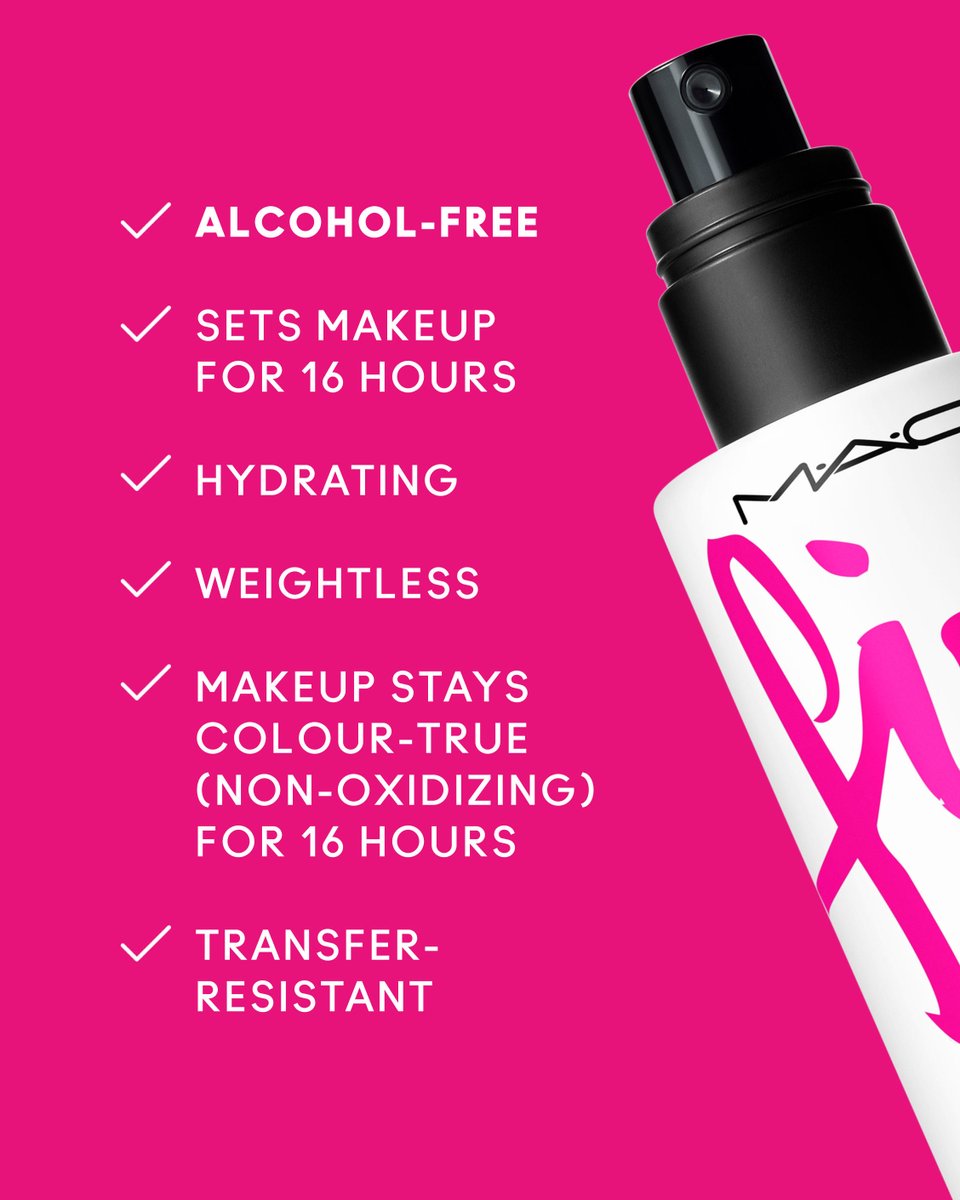 MACcosmetics's tweet photo. 🪩MEET OUR MOST INNOVATIVE SETTING SPRAY EVER 🪩 . NEW #MACFixPlusStayOver. #MACFixPlus

https://t.co/9KJZDUVijV https://t.co/Lp3MLUIfli