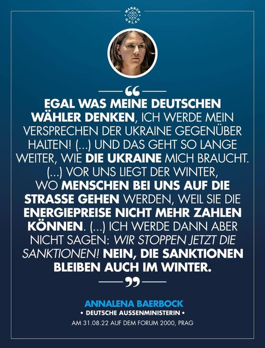 fornalutxenca's tweet photo. ➡️87 % wollen, dass 🇩🇪 im Gespräch mit 🇷🇺 bleibt.
➡️77 % der Deutschen wollen Friedensverhandlungen. 
➡️62 % befürworten Stopp der #Waffenlieferungen.
https://t.co/3J4wdxTcIC

Der deutschen #Aussenministerin ist das erklärtermaßen egal.

#baerbockRuecktrittSofort 
#Hochverrat https://t.co/PtNGmOSuim