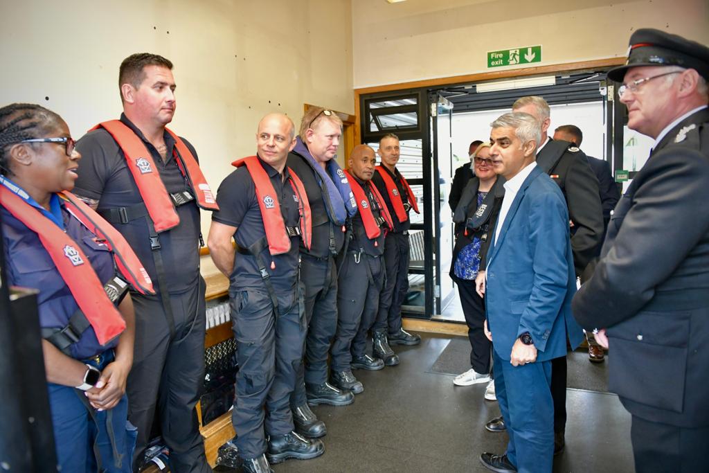 I was delighted to visit Lambeth River Station today to see first-hand <a href="/LondonFire/">London Fire Brigade</a>’s new state-of-the-art fire boats. 

The new boats are a part of my £40m investment to expand and modernise the Brigade to ensure it is better equipped to fight fires and keep Londoners safe.