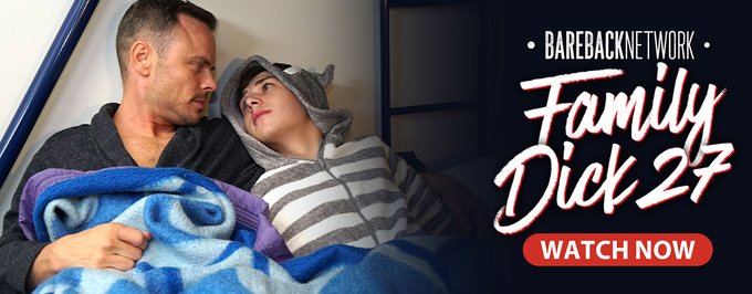 Enthusiastic Step-sons Are In For A Wild Ride in BAREBACK NETWORK's Frenzied New HD Feature 'FAMILY DICK