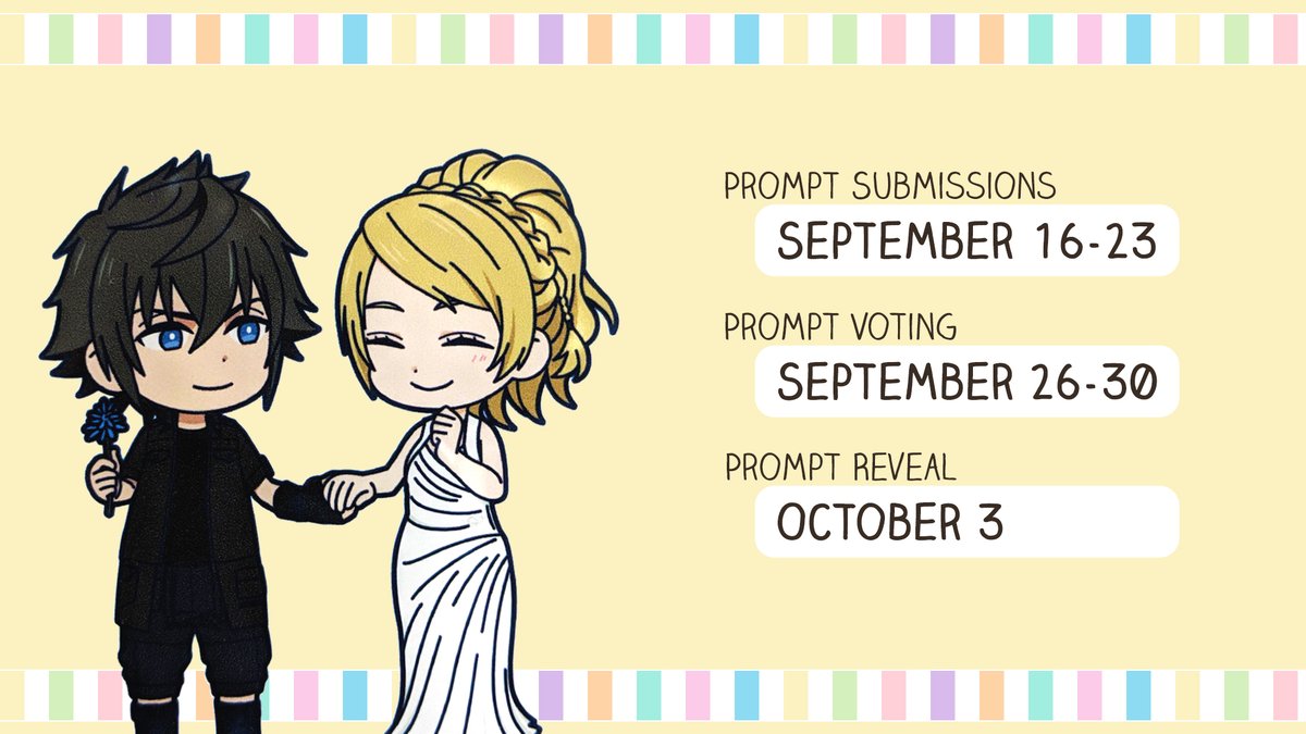 Interested in prompts? Prompt submissions for the #LunoctAppreciationDays will start September 16!