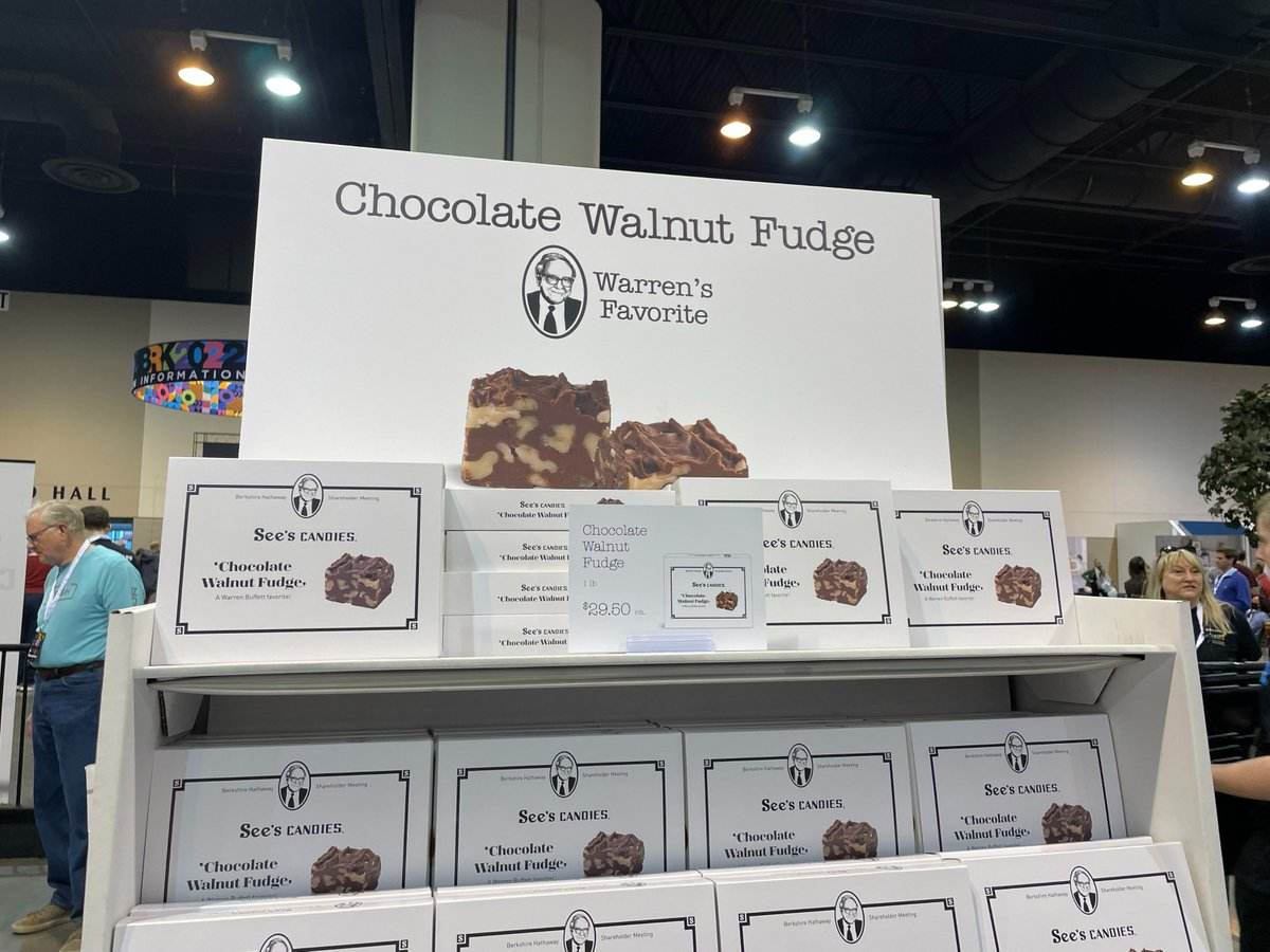 YunLi626's tweet photo. Warren Buffett bought See’s Candies for $25 million in 1972 and called it a "dream business."
In 2019, Buffett said See’s has given Berkshire well over $2 billion of pretax income, which would be an 80,000% return. #BuffettBuffet #WarrenBuffett https://t.co/0er9ff9Imt