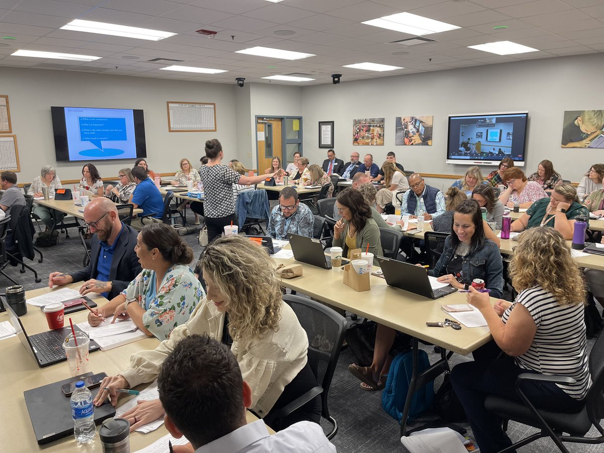 A powerful PD day with instructional coaches and principals from <a href="/usd457/">Garden City Public Schools USD 457</a> with <a href="/TNTP/">TNTP</a> focusing on text complexity in the classroom and getting students to authentically engaging with texts!!