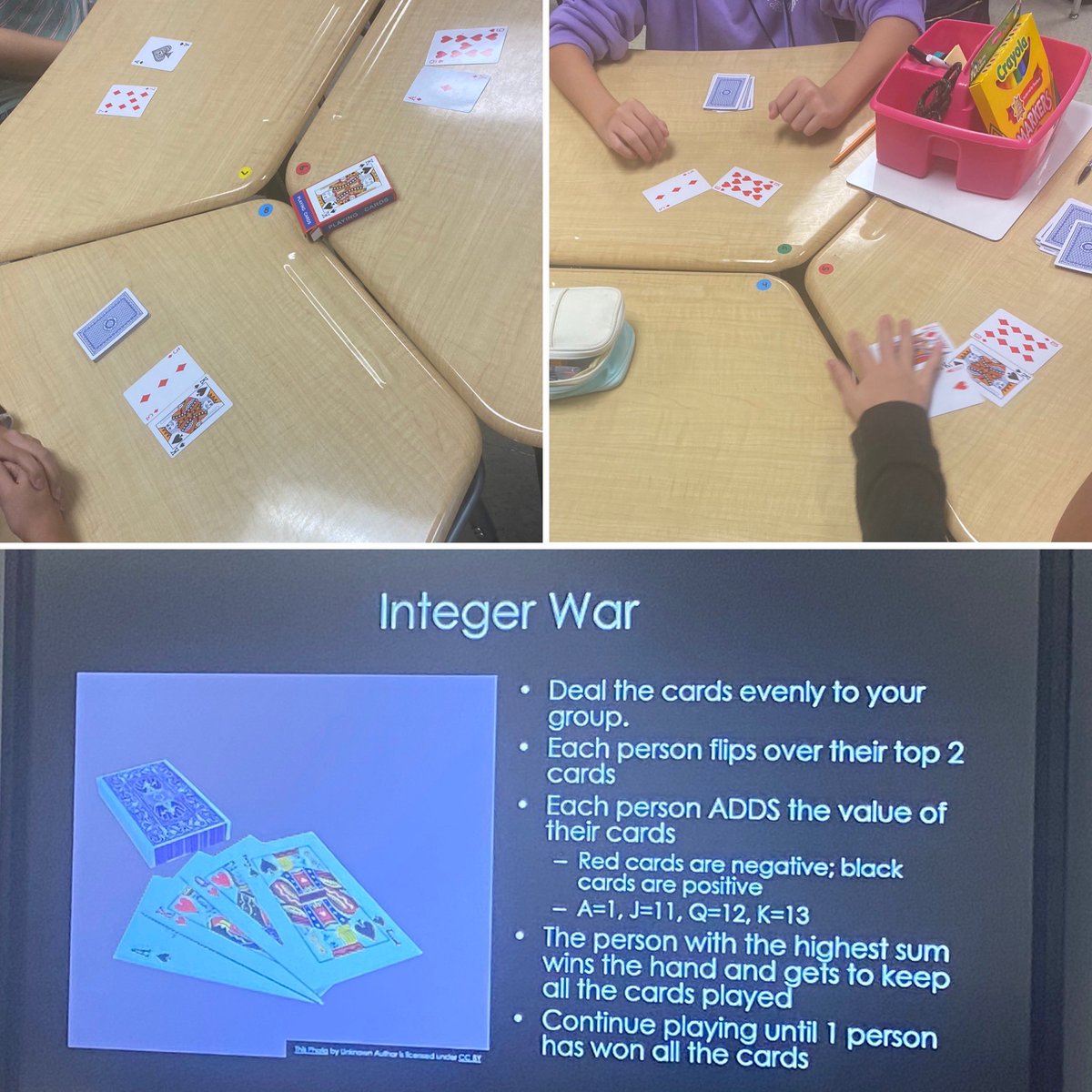 BeckyLGreen2's tweet image. 01 students practiced adding integers after reviewing good note taking this morning. #lcisdmath @LeamanJH