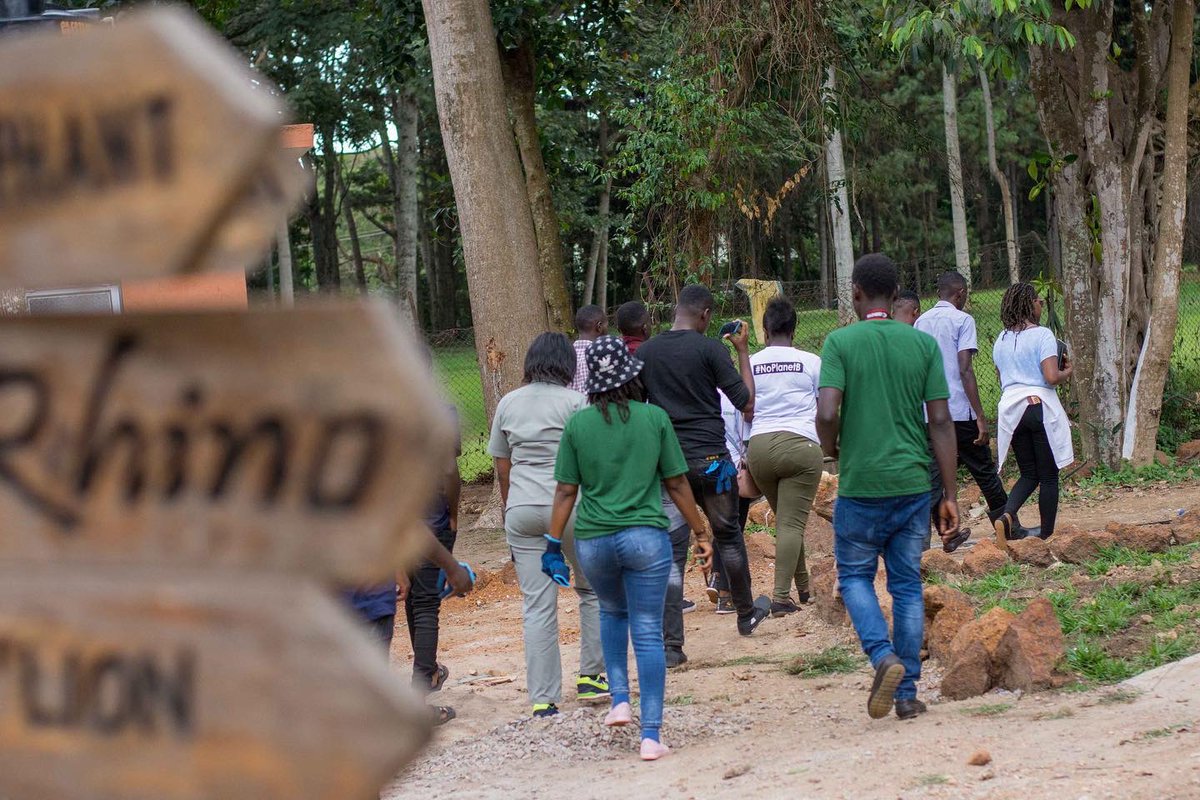 kabiran_nabirah's tweet photo. We succeeded! We rebuilt the Zoo forest! 

The team @greenfutures planted over 300 trees in the Entebbe Zoo forest with our partners @LeapAfrica and the team at @UWEC_EntebbeZoo. #PamperATree #GrowingTrees https://t.co/BfNxuR0Hr5