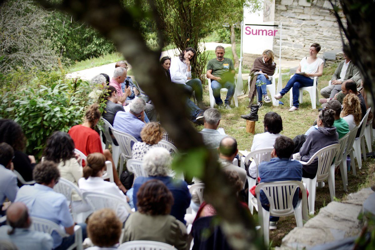 sumar's tweet photo. ‼️¡Muchas gracias a todas las que nos habéis acompañado esta mañana viajando desde tan lejos! Nos vemos en el próximo acto de escucha que será el 9 de septiembre en la Campa de las Piedritas, en Bilbao. https://t.co/Dd6xbRVqus