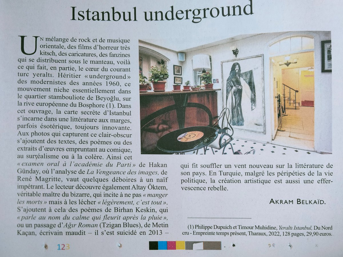 Ed_empreinte's tweet photo. Merci à @mdiplo et @akrambelkaid pour cet article sur notre ouvrage "Yeralti Istanbul" signé Timour Muhidine et Philippe Dupuich  ! 
#Turquie #littératureturque #istanbulunderground #yeralti 
-> https://t.co/dfLnzaEtdq https://t.co/TDAMtfSS4X