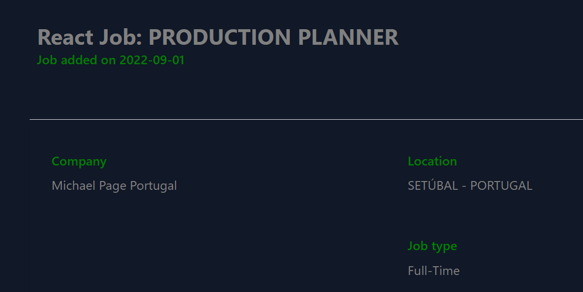fullstackjob's tweet photo. New React JS Job: PRODUCTION PLANNER

#react #reactjs #javascript #JavaScriptJobs #JSJobs #techjobs #devjobs

https://t.co/JwBARwIzSV https://t.co/GLzqYsME54