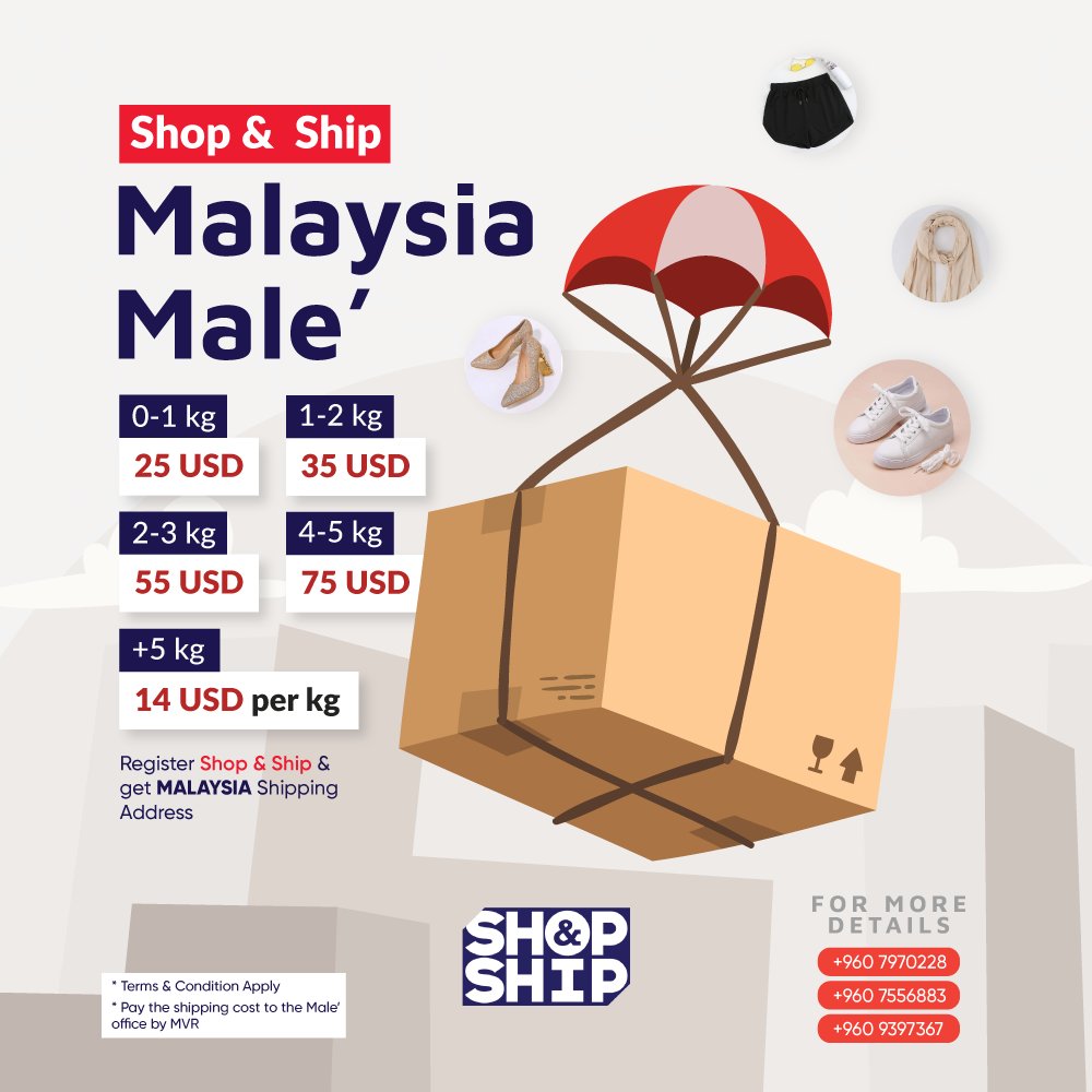 Shop & Ship Maldives (@shopandshipmv) / Posts / X