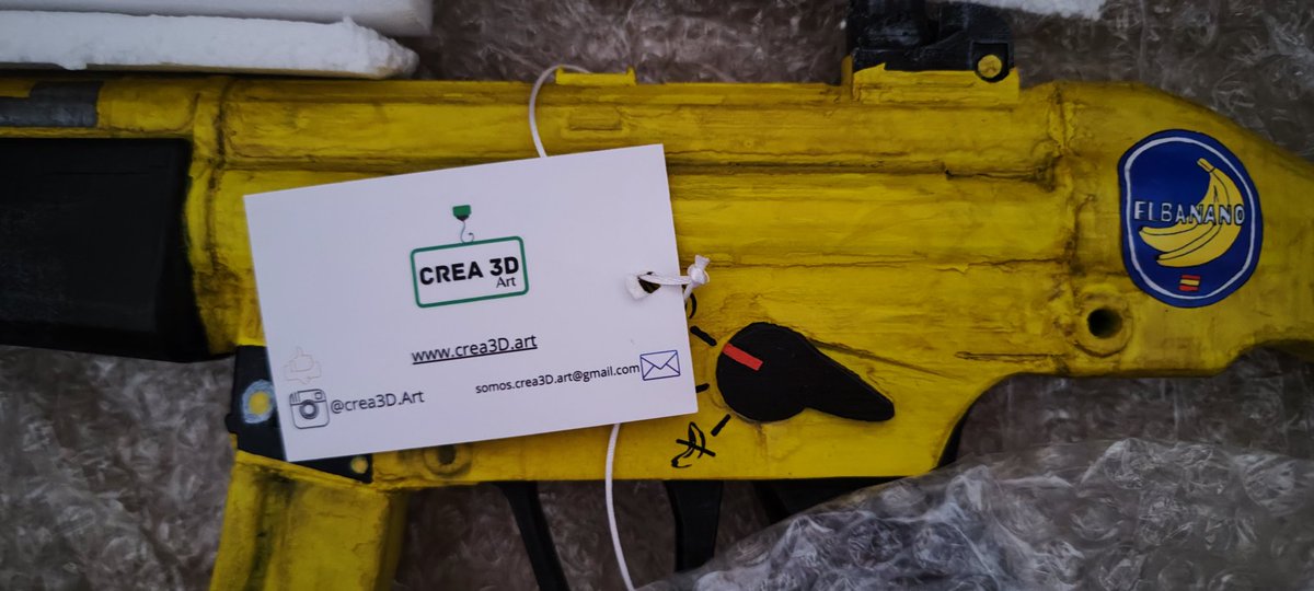 undergr0und1975's tweet photo. Ya sabeis amigachos, para el contenido de creador de rust seguir @ElBanaNo0 y si lo que quereis es una replica o cualquier otro fan art de vuestro juego favorito podeis seguir a @Crea3DArt y pedirles info y precios a estos artistas. Gracias a los dos 🥰 https://t.co/cM6ncFYFbm