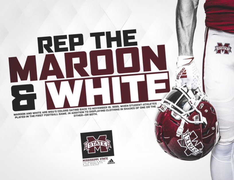 Mississippi State showing love, Can’t wait to go watch a game!🐶♥️🤍