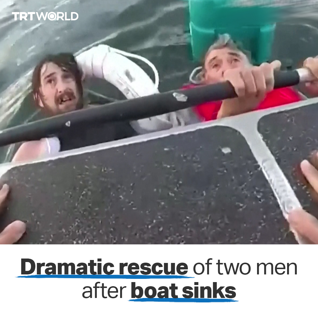 TRT World on Twitter ""Help him up first." A father and son were