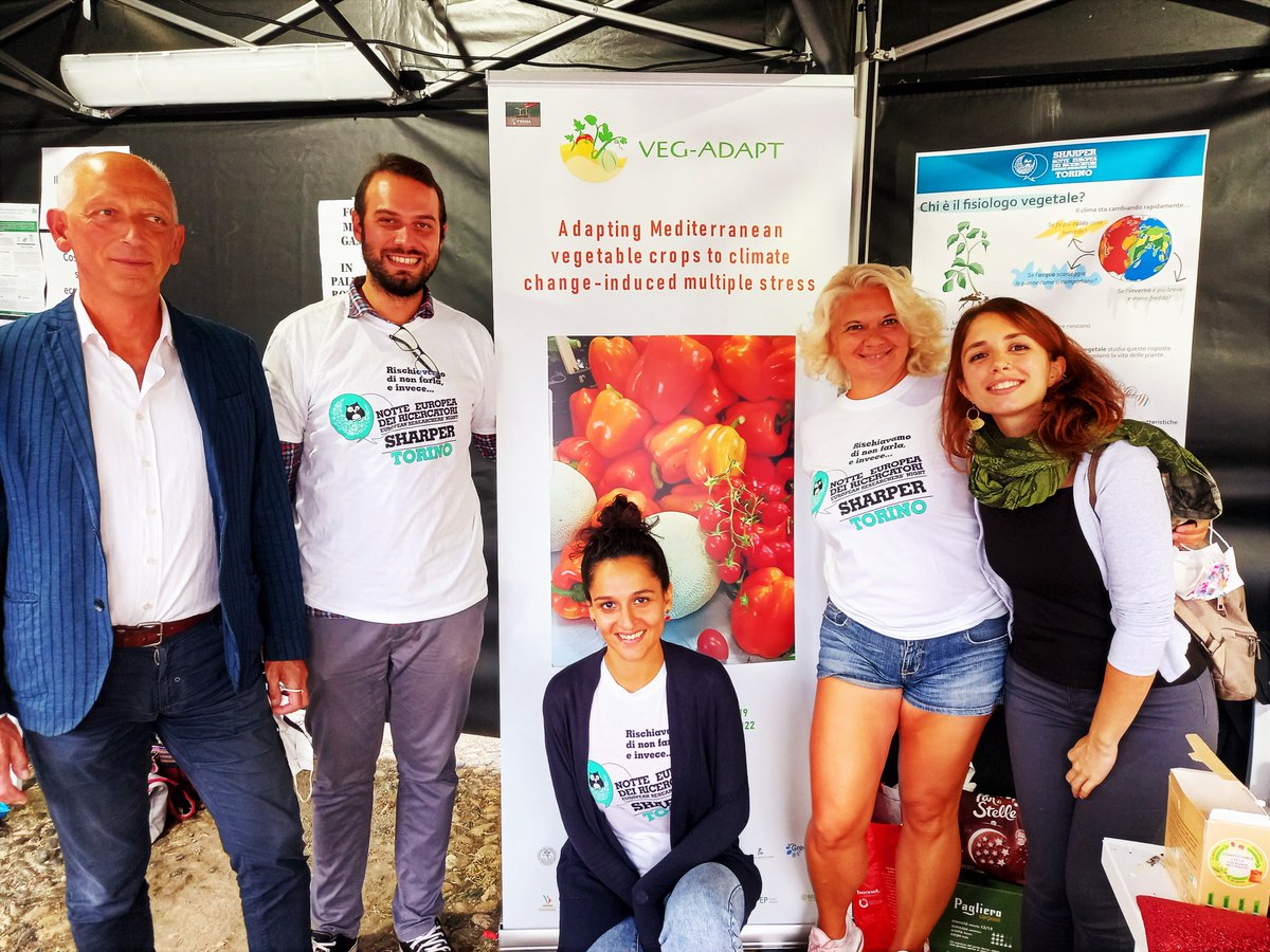 vegadapt's tweet photo. VEG-ADAPT was present at the European Night of Researchers in Torino (Italy) on September 24-25th 2021!
The Italian team met children and adults explaining the content of the project and the first results. https://t.co/3KCd77LVcp