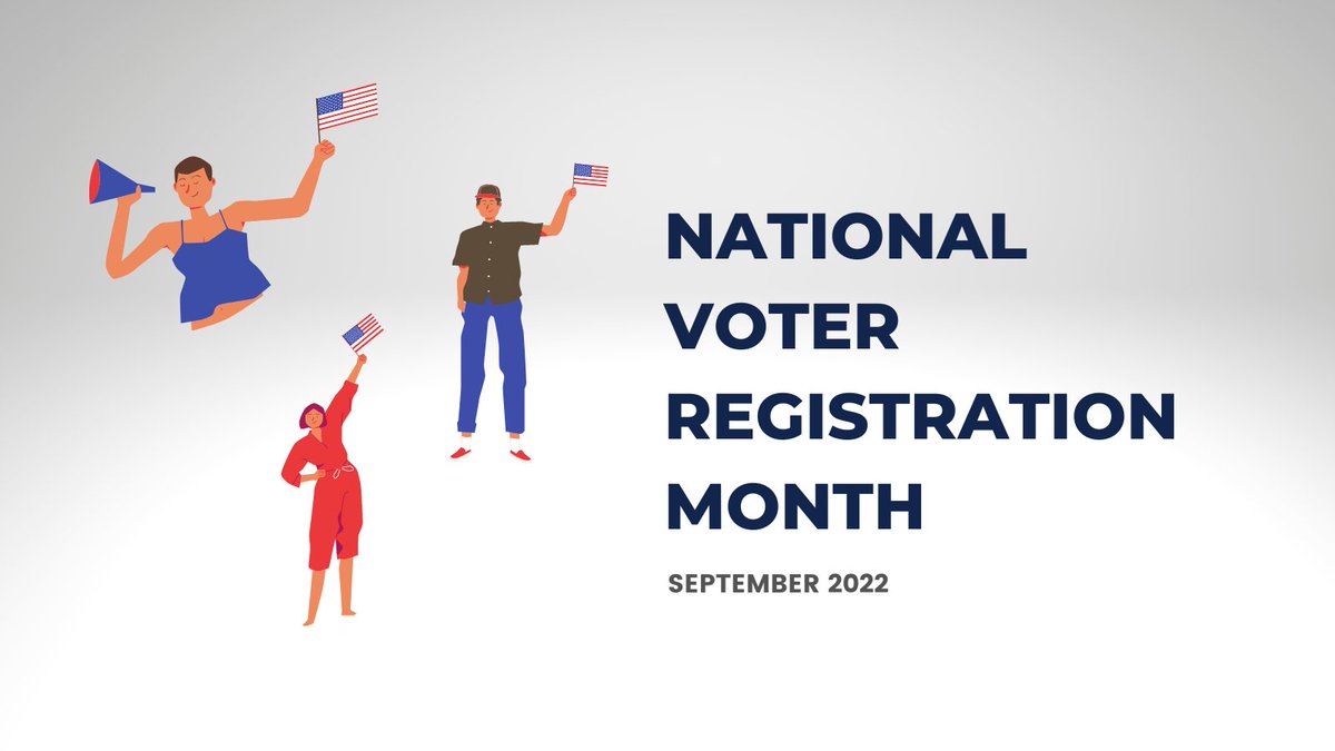 TXsecofstate's tweet photo. TEXAS VOTERS: It's National Voter Registration Month! 
If you're eligible to #vote &amp; haven't already registered, or need to update your registration, visit: https://t.co/wZMNHj2l0d
Be sure to follow @VoteTexas &amp; stay tuned for information to help you #RegisterToVote by Oct. 11! https://t.co/6YdOKsWUOJ
