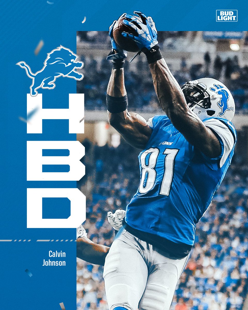 Happy birthday <a href="/calvinjohnsonjr/">Calvin Johnson Jr.</a>‼️ 🎂🎉