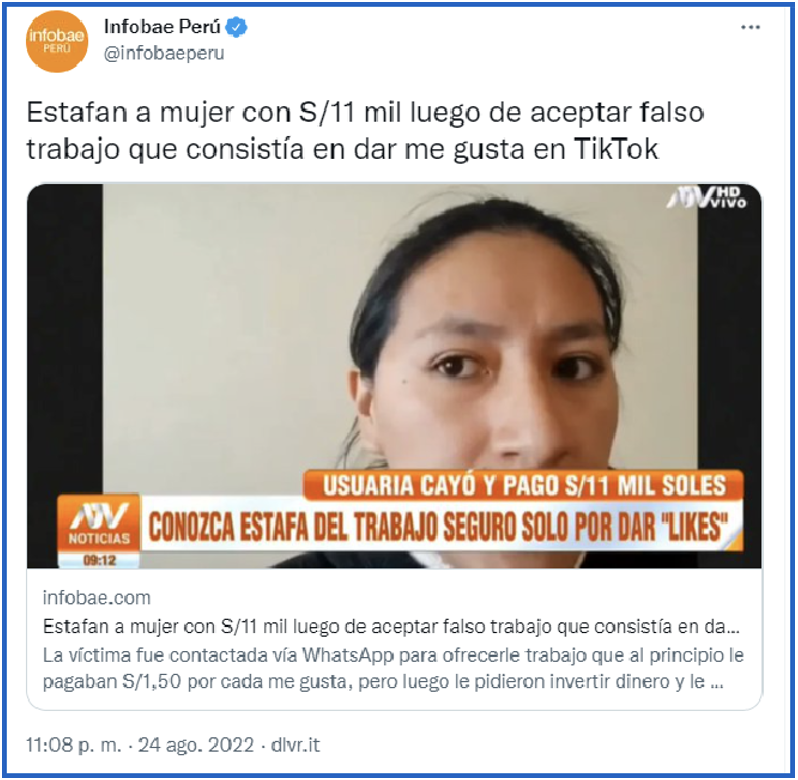 NST_IT's tweet photo. ❗[𝗔𝗟𝗘𝗥𝗧𝗔 𝗗𝗘 𝗙𝗥𝗔𝗨𝗗𝗘] Reporte especial para #Latam de nuestra Unidad de #Ciberinteligencia sobre #fraudes a través de ofertas de trabajo que se han incrementado en los últimos días de agosto. Descarga el reporte completo con recomendaciones. https://t.co/G8puuBxBUY https://t.co/POJYiaV9t2