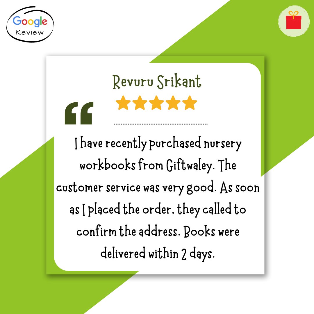 giftwaley's tweet photo. #customerfeedback

The comments and feedback from other consumers is proof to customers that your service have been reliable over the years; hence they can trust you. Trust is vital in every business.

#fastdelivery #toydelivery
#montessorimaterials
#GiftWaley #YourSmilePartner https://t.co/8bvA6C1g0h