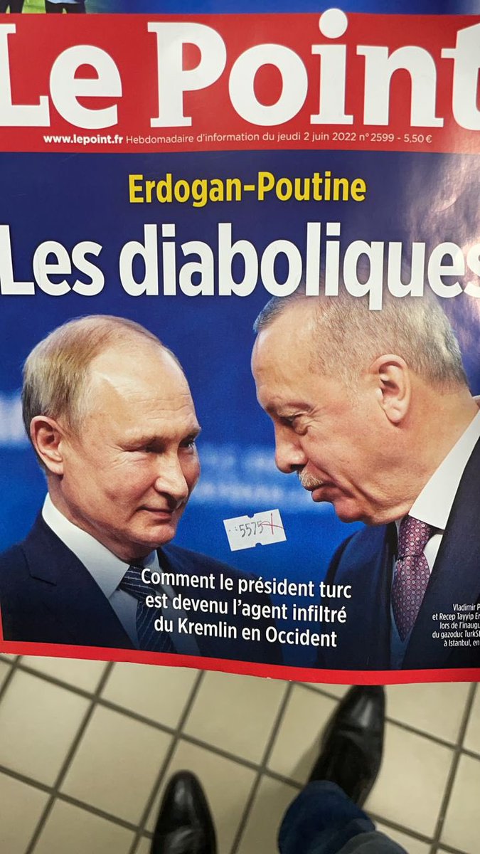 Donc maintenant, d’après la presse française mythomane , le président Turc est devenu lui aussi un « agent d’influence du Kremlin »?🤣Tout ce qui ne fait ps exactement ce que vous voulez est un agent des russes? Vous n’en avez pas marre de cette propagande?