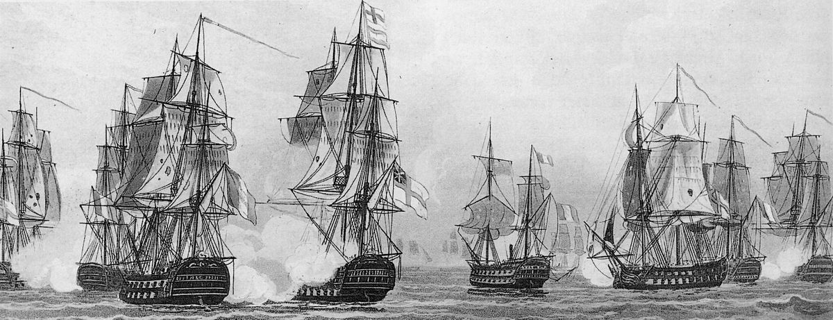 DockYardWall's tweet photo. #Project74 🧵She would later be captured during the Battle of Cape Ortegal in November 1805. The battle between Captain Strachan RN squadron and the French Rear-Admiral Pelley's Squadron lead to the capture of all 4 French vessels including "Duguay-Trouin" https://t.co/Go8emjodEG