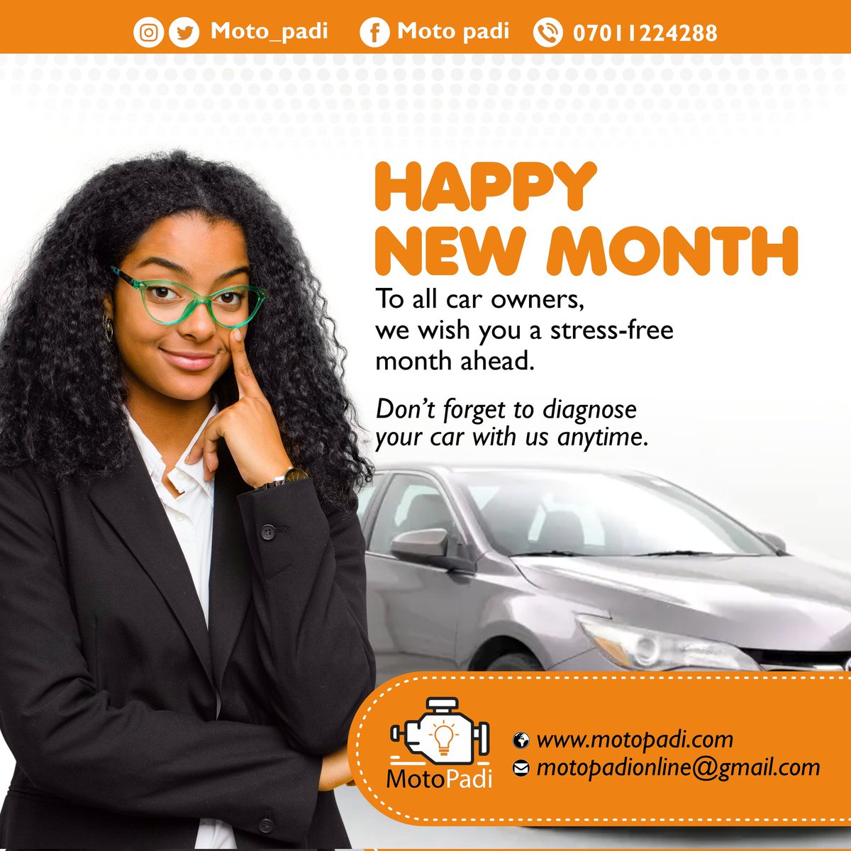 MotoPadi's tweet photo. Happy new month, don't forget to diagnose your car with us😊
#september #Automobile #automotive https://t.co/hgnphsVYKp